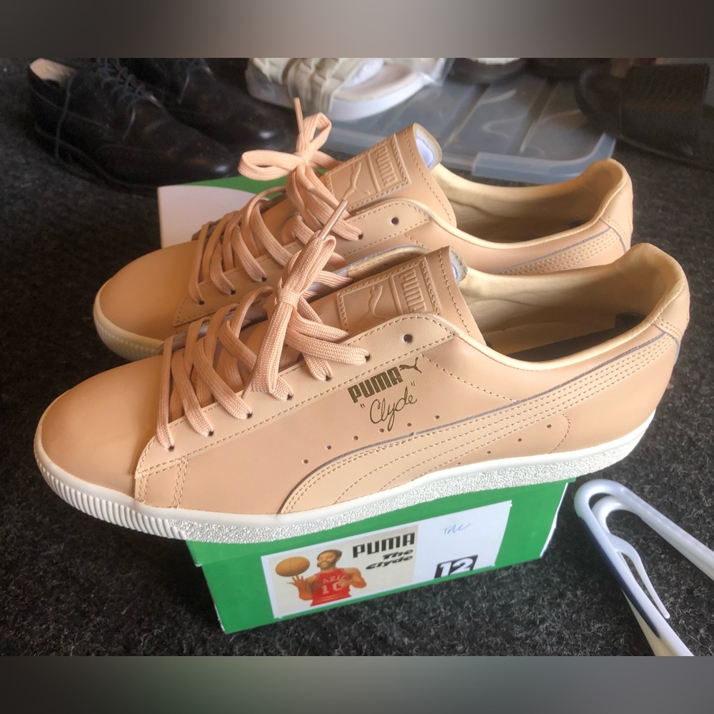 Puma Clyde Natural Vachetta sz 13